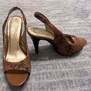 Jessica Simpson platform heels